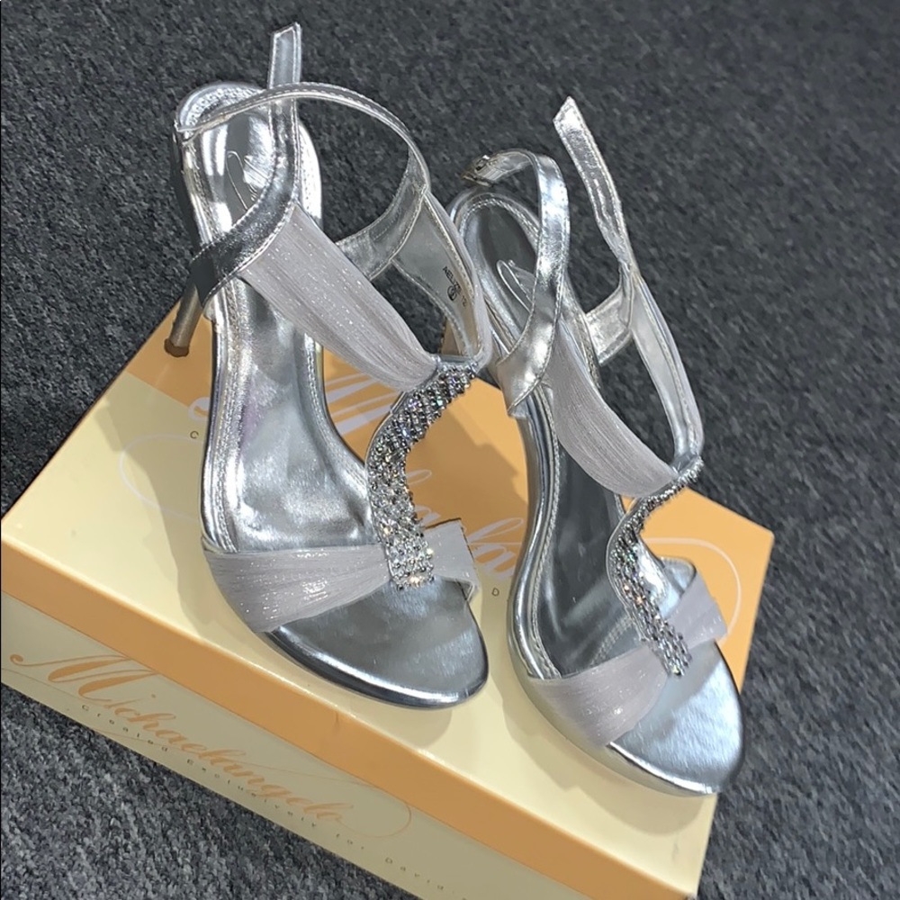 Silver heels